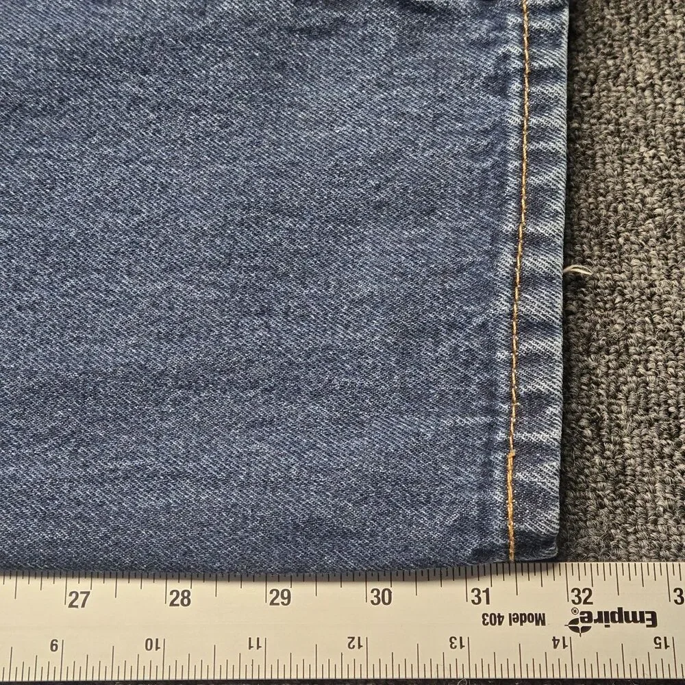 Levi’s 505 Jeans Men’s 40x32 Straight Blue Medium Wash Distressed Denim